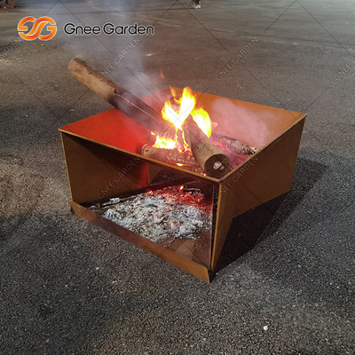 Nowy projekt Rusty Corten Steel Metal Camping Grill Fire Pit