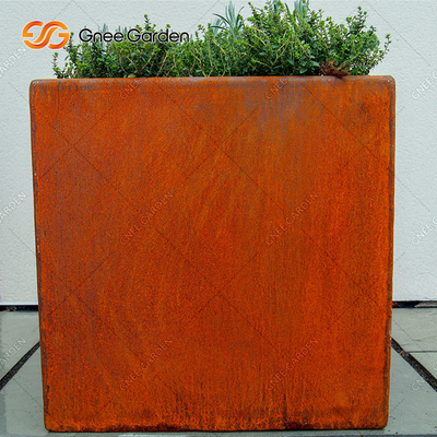 Doniczka ogrodowa Metalowa skrzynka na rośliny Corten Steel Planter