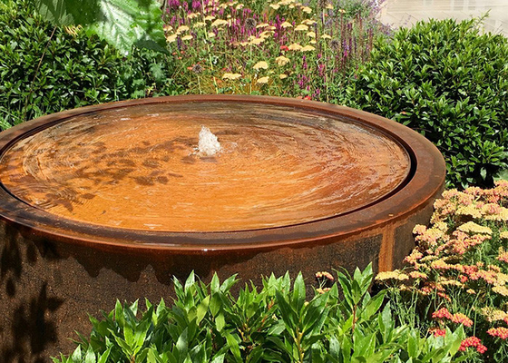Niestandardowe metalowe fontanny ze stali Corten Waterfall