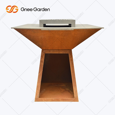 Garden Outdoor Teppanyaki Bbq Grill Duży rozmiar Wielofunkcyjny z półką do gotowania