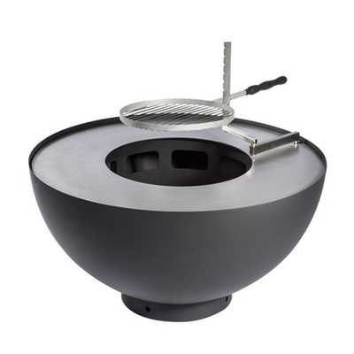 Outdoor Camping Cooking Corten Steel Bbq Grill Dekoracyjny grill na ognisko