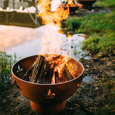 Metalowa miska przeciwpożarowa o średnicy 1200 mm Patio Fire Pit OEM Witamy ODM