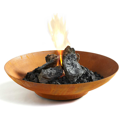 Patio Outdoor Garden Corten Steel Fire Bowl Pit Duża rdza Heavy Wood Burning