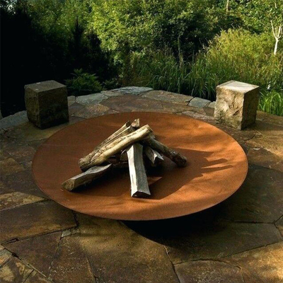 80cm Zardzewiały pojemnik na ogień Corten Brazier Outdoor na imprezę kempingową