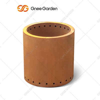 Corten Steel Fire Pit Outdoor Corten Steel Fire Pit Zardzewiałe spalanie drewna
