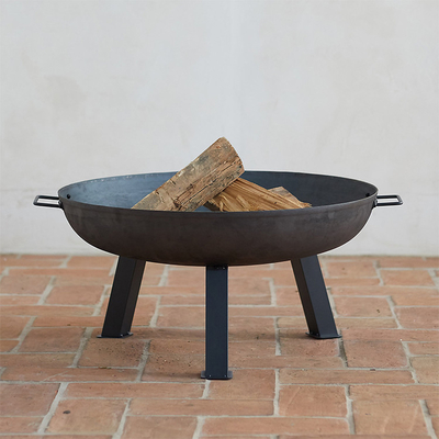 Corten Steel Fire Pit Zardzewiały wygląd Dekoracja ogrodu na zewnątrz Camping