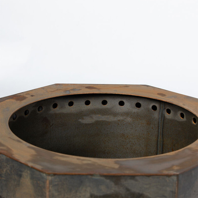 Outdoor Garden Campfire Spalanie drewna Corten Steel Metal Fire Bowl Round Rustic