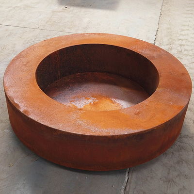 Charakterystyczna stal Corten Zardzewiały metal 2 mm Grzejnik ze stali Corten Palenisko ze stali Corten do miski na zewnątrz paleniska