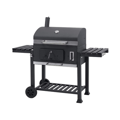 115 cm x 46 cm Czarne przenośne zewnętrzne grille do gotowania na grillu