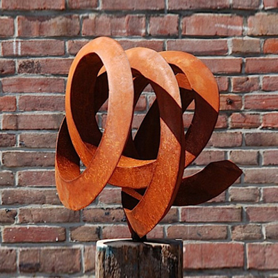 Gnee Garden Vintage Outdoor Zardzewiały metalowy ogród Abstrakcyjne rzeźby Konfigurowalne