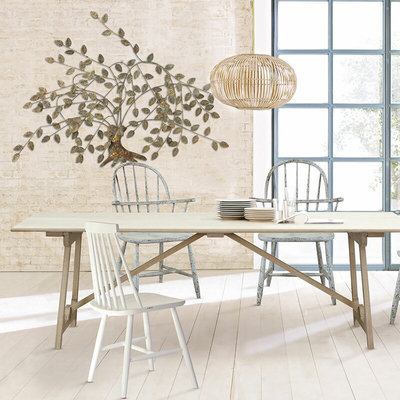 125cm Nordic Gold Metal Wall Art Decor Metal Tree Wall Art dla domu