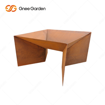 Nowy projekt Stal Corten Metal Wzór Składane palenisko
