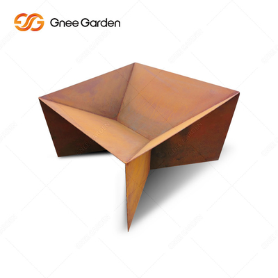 Nowy projekt Rusty Corten Steel Metal Camping Grill Fire Pit