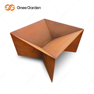 Nowy projekt Rusty Corten Steel Metal Camping Grill Fire Pit
