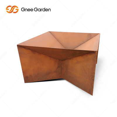 Nowy projekt Rusty Corten Steel Metal Camping Grill Fire Pit