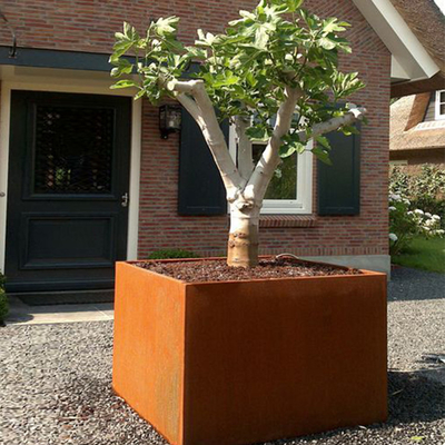 Nowa taktyczna Outdoor Corten Steel Planter Window Box Corten Flower Doniczki