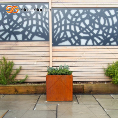 Grubość 0,5 mm do 20,0 mm Corten Outdoor Metal Sadzarka odporna na zużycie