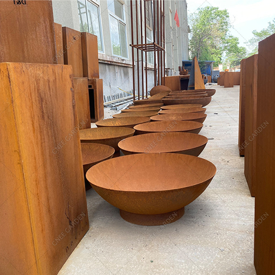 Zewnętrzny, dekoracyjny, metalowy palenisko do cięcia plazmowego