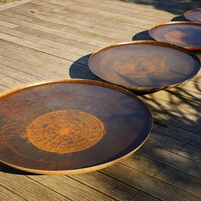 Patio Steel Metal Wood Burning Fire Pit do ogrodu