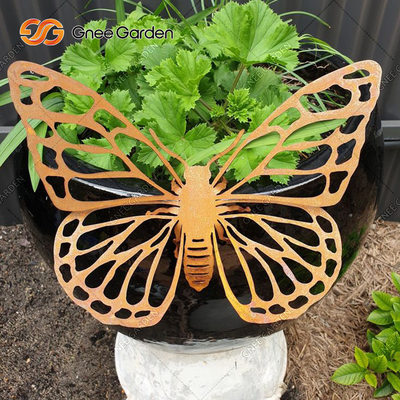 Garden Art Krajobraz Ozdoby ze stali Corten Laserowo wycinane metalowe dekoracje ze zwierzęcym wzorem