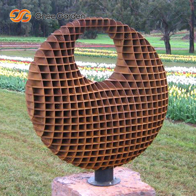 Corten Steel Classic Gold Metal Garden Statue Ornament Rzeźba Statua