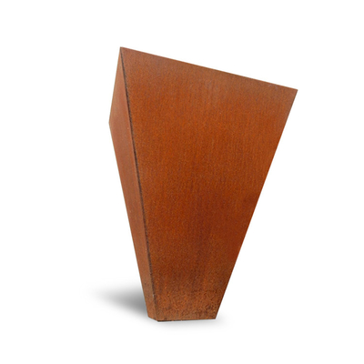 890*720*440mm duża zewnętrzna metalowa doniczka Corten doniczka odporność na warunki atmosferyczne