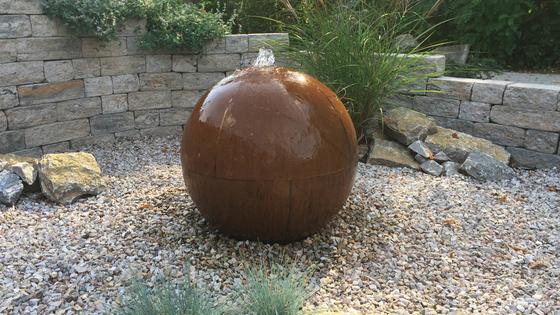 Dostosowana dekoracja ogrodów Wodospad Corten Steel Water Feature