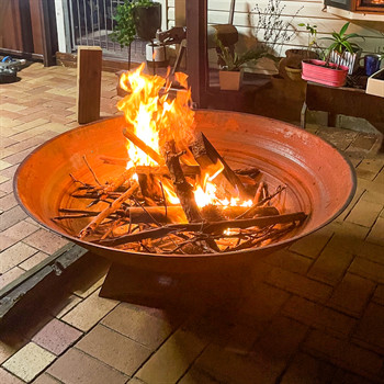 Antiwear Corten Steel Charcoal Outdoor Fire Pit 2mm 3mm 4mm 6mm Grubość