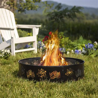 Certyfikowane przez SGS Prerusted Backyard Fire Pit Outdoor Patio
