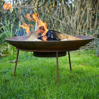 SGS Outdoor Large Steel Camping Palenisko 150 cm Stalowe palenisko Corten