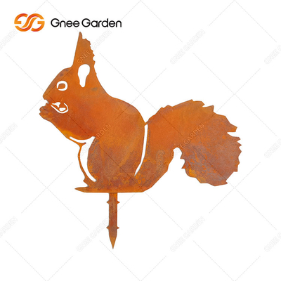 AISI GB Grade Corten Steel Ozdoby ogrodowe Rzeźba zwierząt