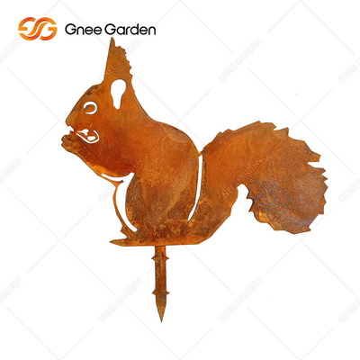 AISI GB Grade Corten Steel Ozdoby ogrodowe Rzeźba zwierząt