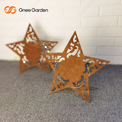 Konfigurowalne metalowe ozdoby ogrodowe ASTM Corten Steel Cięcie laserowe