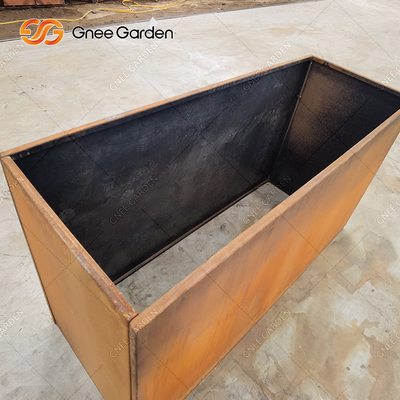 Dostosowanie Metalowe skrzynki do sadzarek ogrodowych Sadzarka ze stali kortenowej 1200 mm