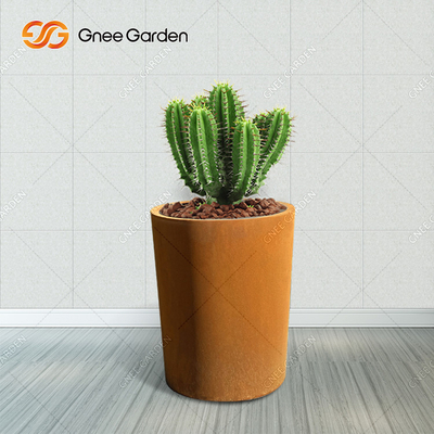 OEM ODM Outdoor Metal Planter, zardzewiałe metalowe skrzynki do sadzenia Corten Steel