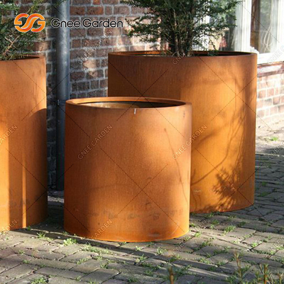 Gnee Garden Prostokątne niestandardowe stalowe skrzynki do sadzenia z certyfikatem SGS