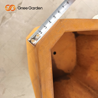 Outdoor Garden Landscape Corten Steel Planter Box Rustykalny odporny na warunki atmosferyczne