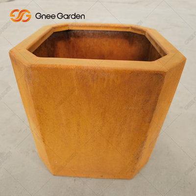 Outdoor Garden Landscape Corten Steel Planter Box Rustykalny odporny na warunki atmosferyczne