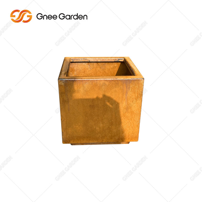 Stalowe metalowe donice ogrodowe Corten Outdoor Rust Color Box