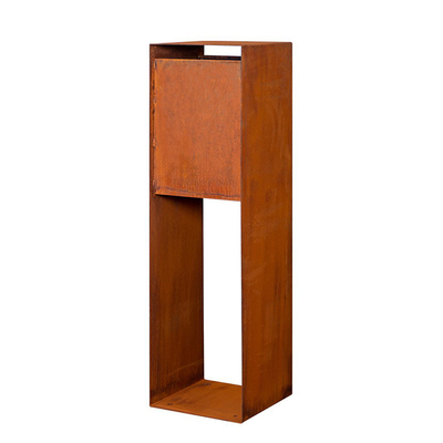 Weathering Steel Corten Steel Metal Drop Box Pionowe dekoracyjne
