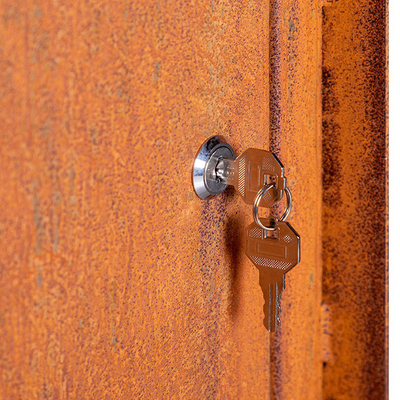 Weathering Steel Corten Steel Metal Drop Box Pionowe dekoracyjne