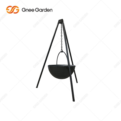BBQ Miska Ogniowa Stal Corten Z Pierścieniem Grilla Outdoor Camping