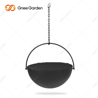 BBQ Miska Ogniowa Stal Corten Z Pierścieniem Grilla Outdoor Camping