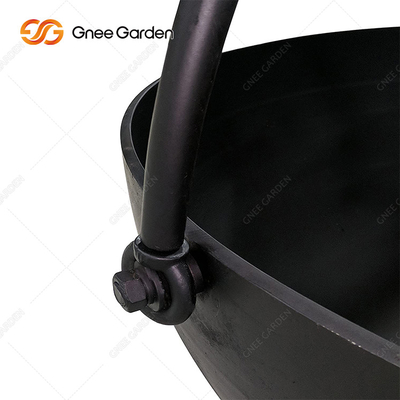 Outdoor Corten Steel Hemisphere Fire Pit 1000mm na zewnątrz Camping