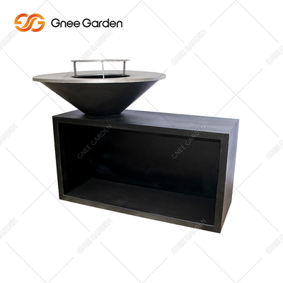 Modułowe grille do gotowania na zewnątrz ze stali Corten o grubości 3 mm Elektroniczny zapłon