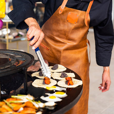 Niestandardowy rozmiar Kwadratowy grill ze stali Corten Dekoracyjny odkryty kemping