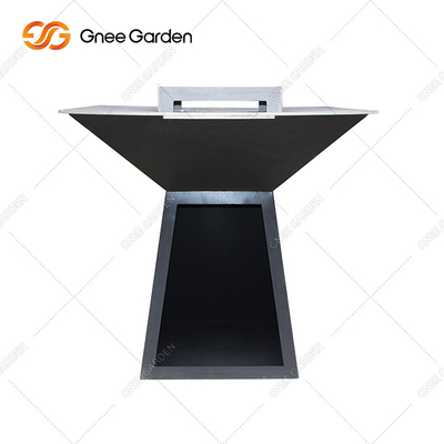 Corten Steel KD Outdoor BBQ Palenisko Okrągłe Zardzewiałe