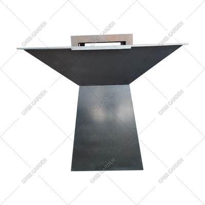 Corten Steel KD Outdoor BBQ Palenisko Okrągłe Zardzewiałe