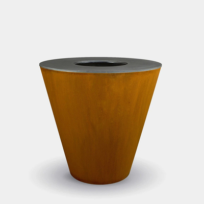 Piec na drewno opałowe Corten Steel Outdoor Top Grill do ogrodu na kemping