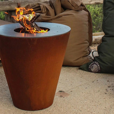 Zewnętrzne Patio Kuchnia Gotowanie Stal Corten Węgiel drzewny Bbq Grill Niestandardowy